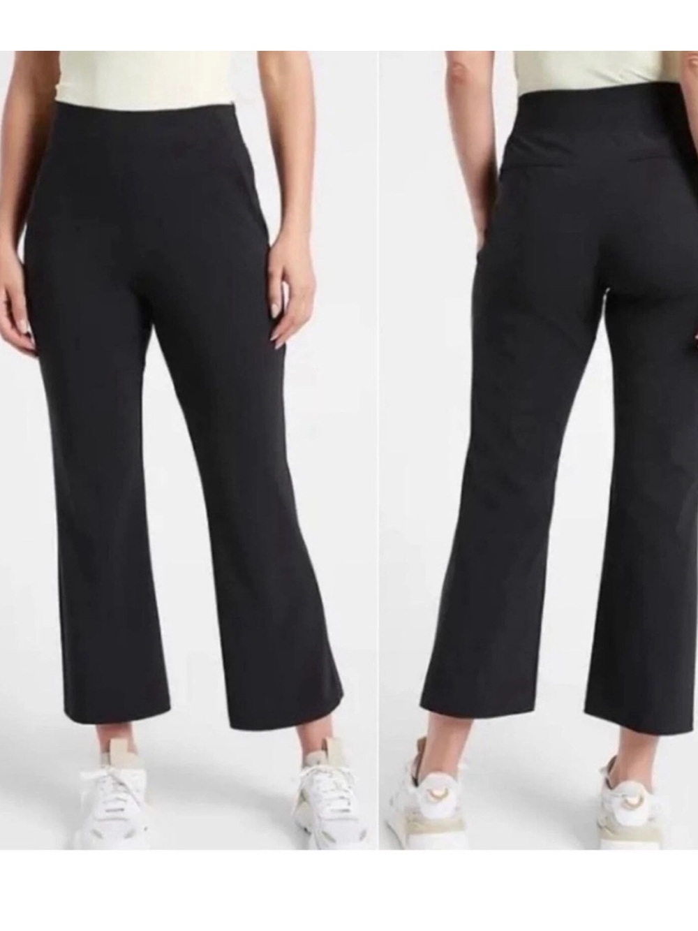 Athleta Cosmic Kick-Flare Black Pants Women’s Size